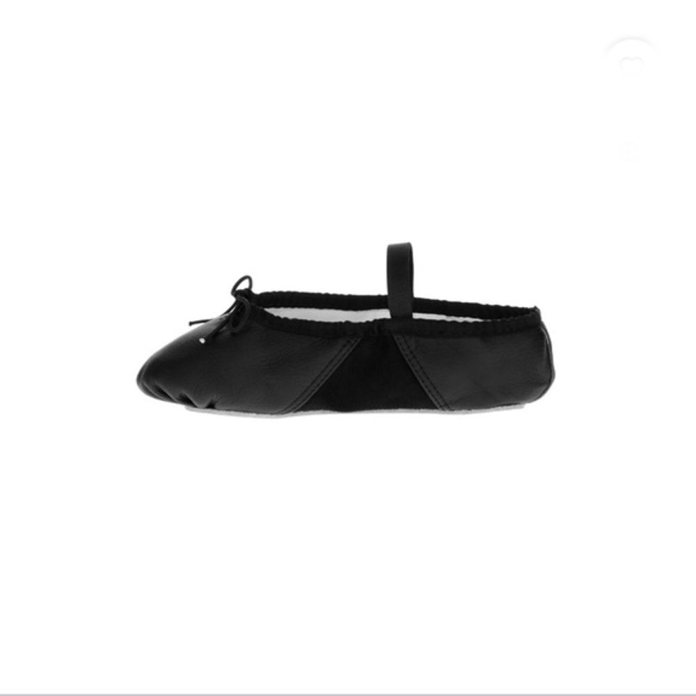 Danskin Now Girls black‎ ballet Dance Shoes size 12 new
